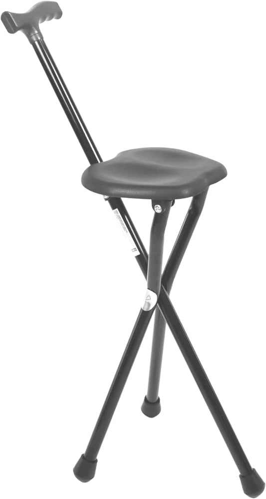 BASTÓN CON ASIENTO PLEGABLE - MULETA DE PASEO