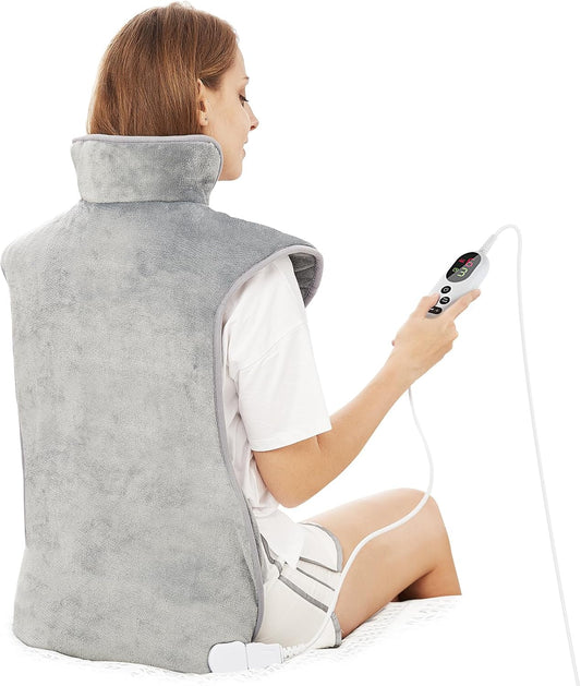 MANTA TÉRMICA ELÇECTRICA EXTRA SUAVE CERVICAL Y HOMBROS