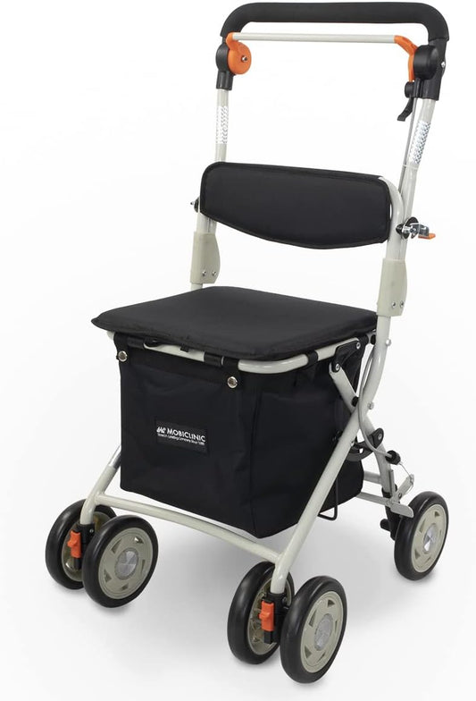 ANDADOR 4 RUEDAS - CARRO DE COMPRA CON BOLSA - PLEGABLE